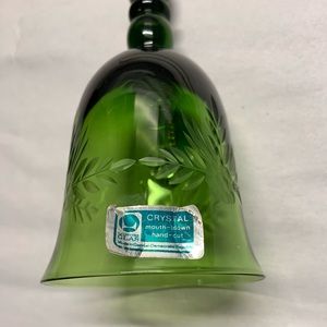 Antique cut glass bell